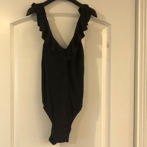 Nordstrom Free Press Large black one piece suit